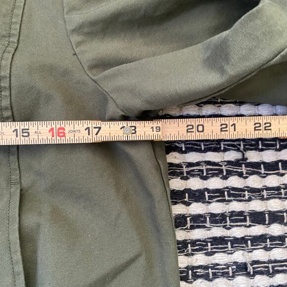 🌿LL Bean Women's Adirondack Green Brown Flannel Lined Barn Coat Jacket S Reg - Picture 6 of 7